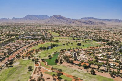 aerial view of Summerlin homes